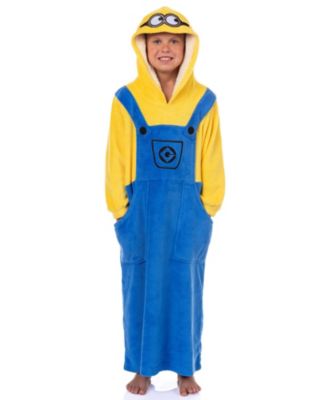 Kids Pajama Bob Pull-On Hooded Blanket Sweatshirt Loungewear Sleepwear
