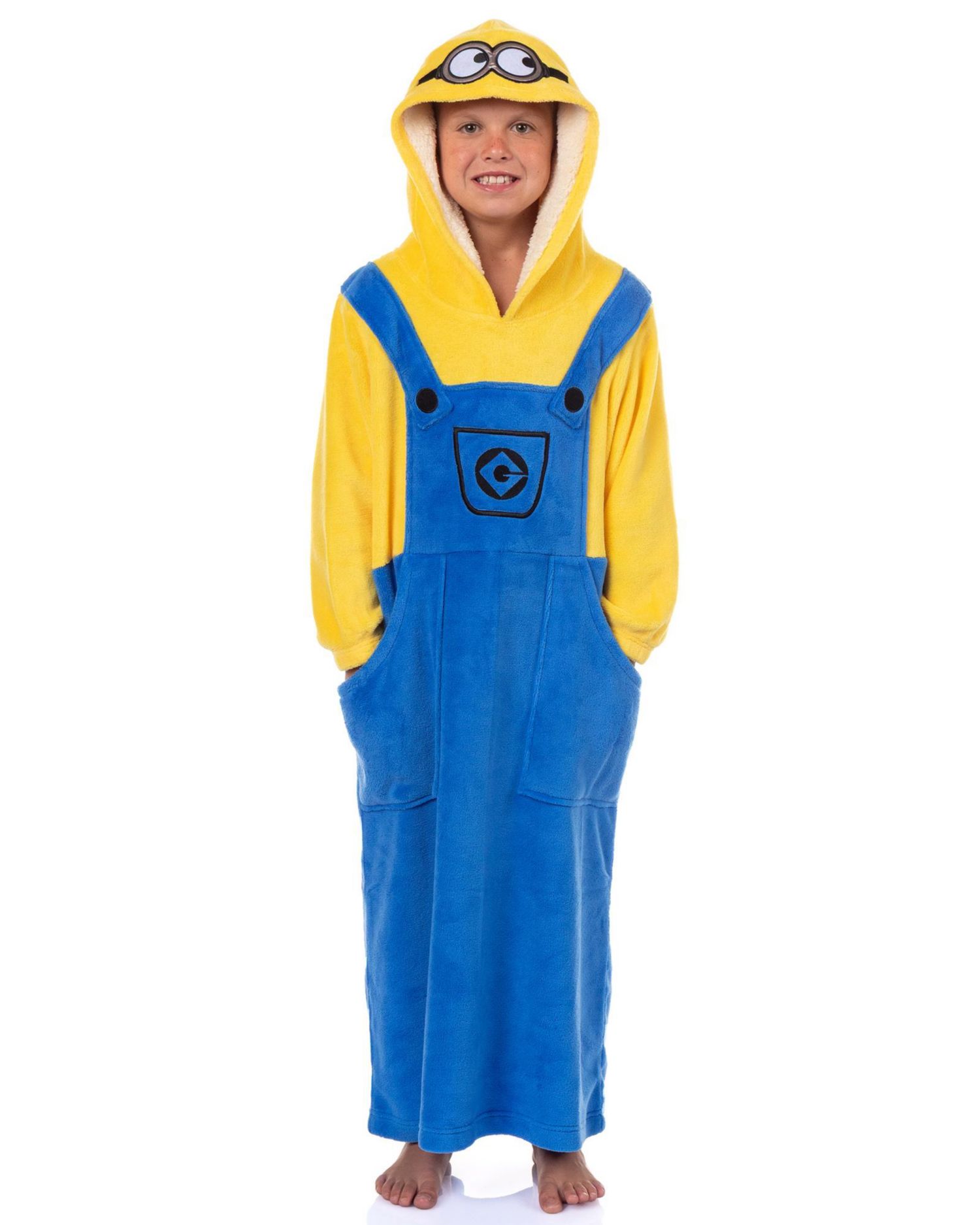 Boys' Pajama Kids Bob Pull-On Hooded Blanket Sweatshirt Loungewear Sleepwear