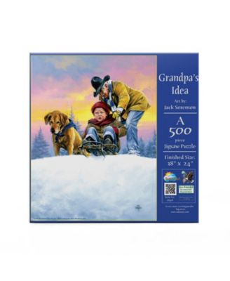 Grandpa's Idea 500 piece Jigsaw Puzzle for Adults Fathers Day