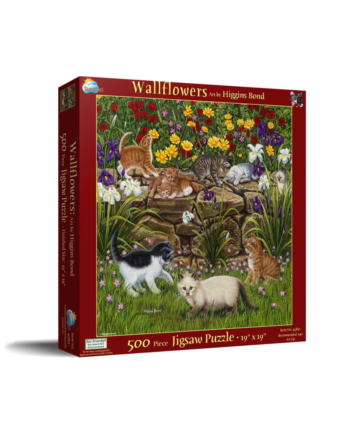 SunsOut Wall Flowers 500 piece Jigsaw Puzzle for Adults