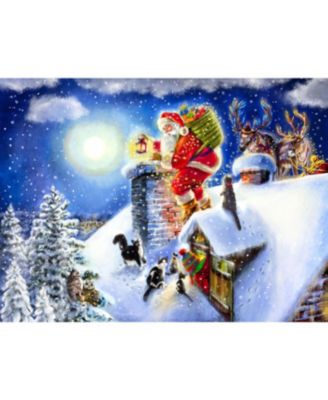 Santa on the Roof 1000 piece Jigsaw Puzzle for Adults Christmas