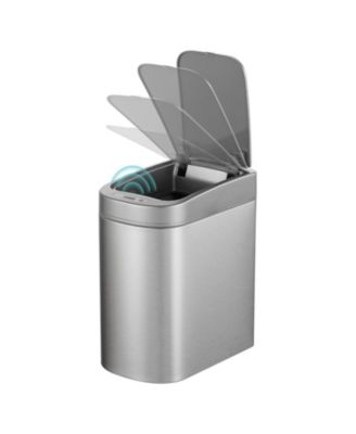 Bathroom Automatic Infrared Motion Sensor Trash Can, 1.8 Gallon 7Liter Trash can Stainless Steel