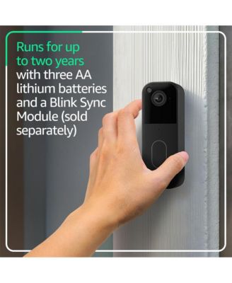 Video Doorbell Wireless HD Camera - Add On Doorbell Only, Sync Module Not Included