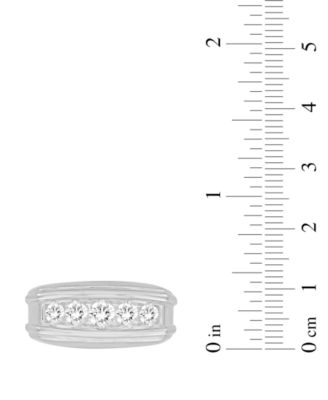 Men's Diamond Ring (1 ct. t.w.) in 10k White Gold