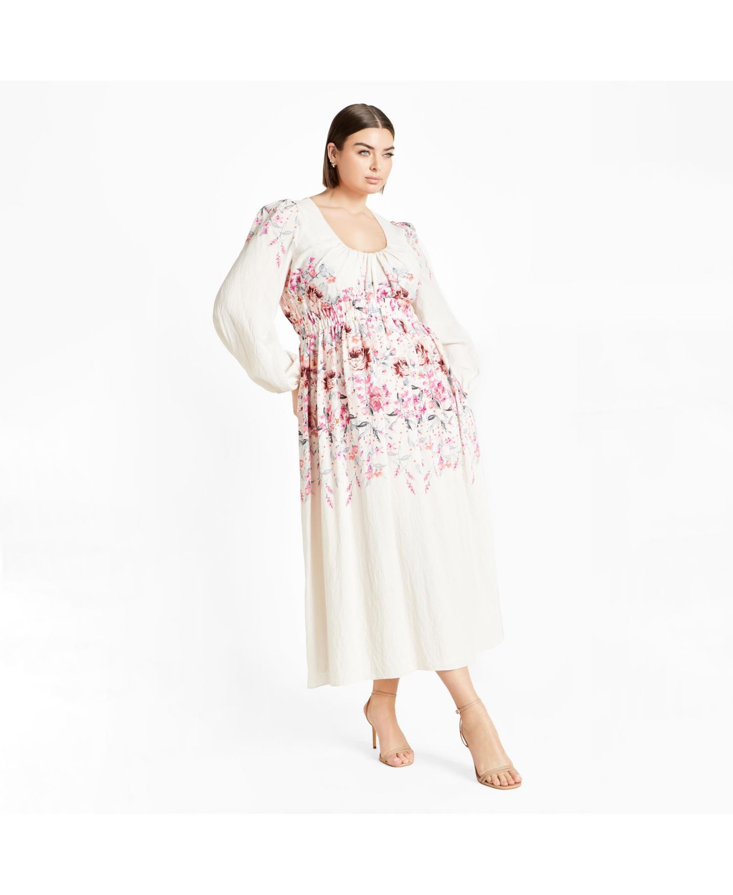 Plus Size Keyla Print Maxi Dress