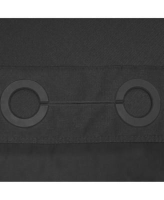 Slub Texture Shower Curtain with Snap-In Liner, and Sheer Window, 71"X74"