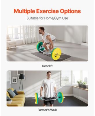 Trap Bar Hex Bar, 2-Inch Hex Barbell, 500 lb Capacity Strength Training Bar for Deadlifts and Squats