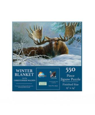 Winter Blanket 550 piece Jigsaw Puzzle for Adults