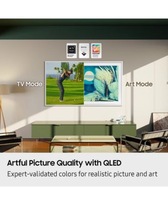 QN65LS03FAFXZA 65" The Frame QLED 4K Art Mode Smart TV with a VG-SCFF65BWBZA Customizable Bezel - Modern Brown (2025)