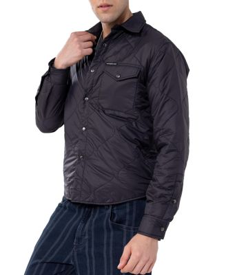 Men's Quilted Shirt Jacket