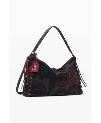Women's Large graffiti lips bag