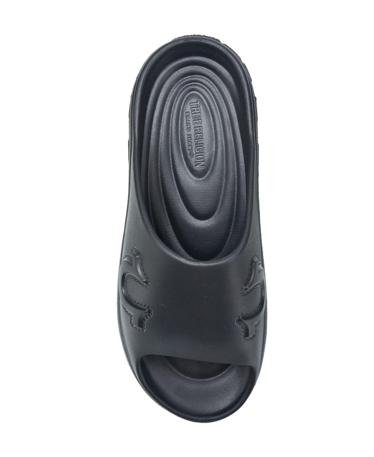 Мужские сандалии True Religion Tupac Molded Slide, цвет: Чёрный — фото 5