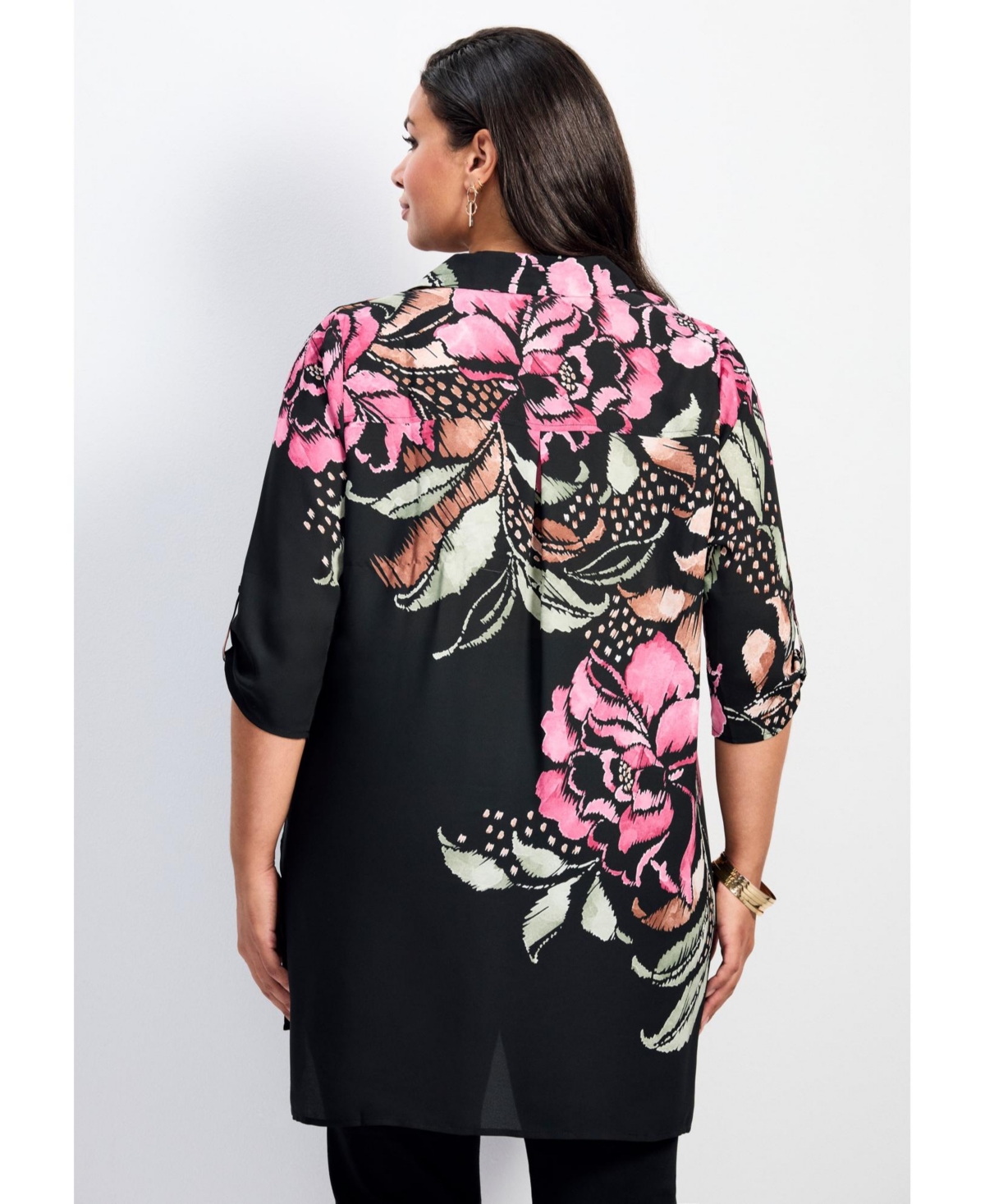 Avenue Women's Rita Placement Print Blouse