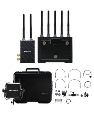 Bolt 4K LT 3G-SDI Transmitter and 12G-SDI Receiver Deluxe Kit, 1500' Range, Gold Mount