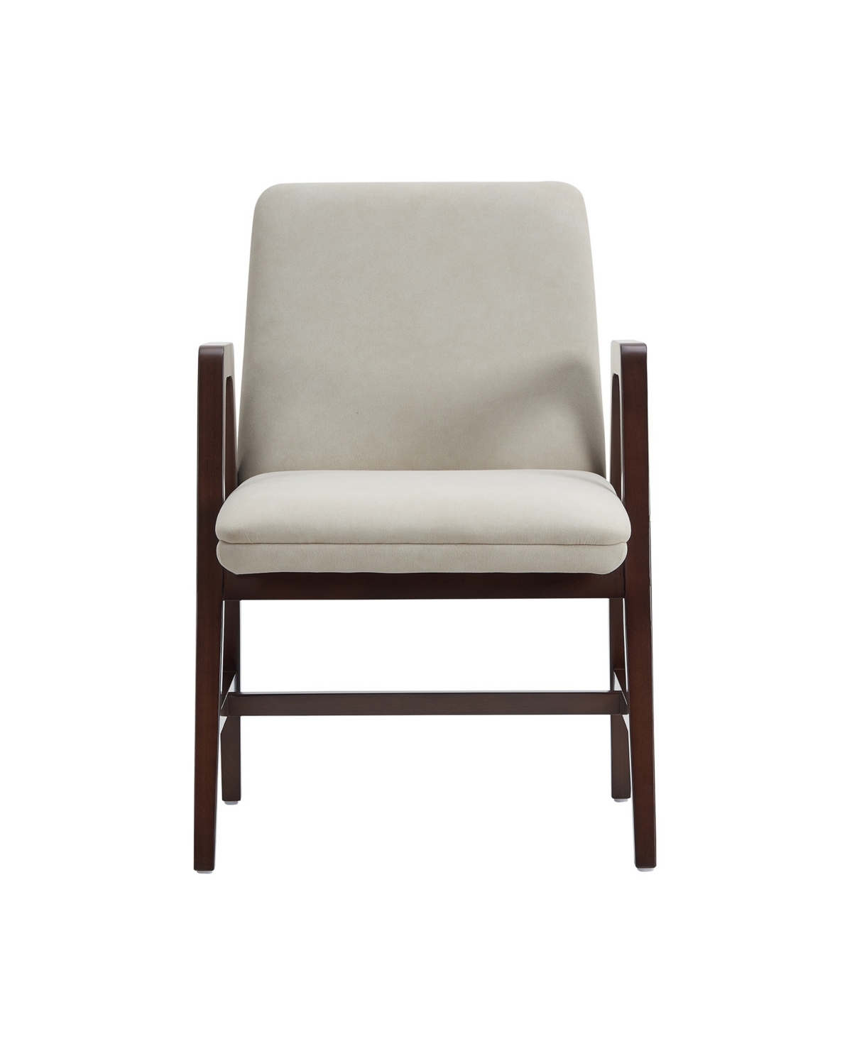 Manhattan Comfort Stella Velvet Upholstered 23" Beech Wood Dining Armchair In Gold