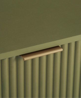 Dumbo Fluted 2-Drawer Wood Nightstand, Set of 2