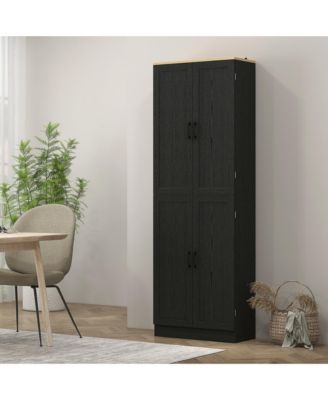 67" Kitchen Pantry Storage Cabinet w/ Shelves