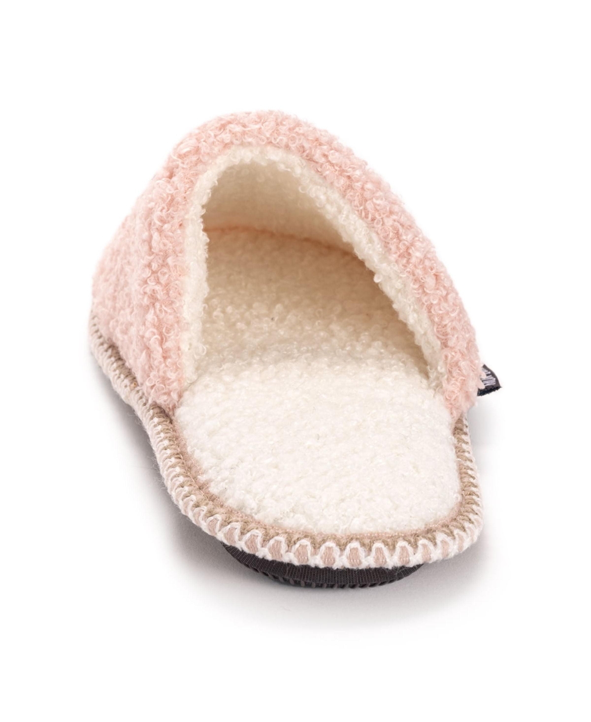Muk Luks Women's Novelty Punch Needle Fall Scuff Slipper