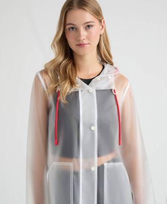 Women's Maxi Rubber Jacket