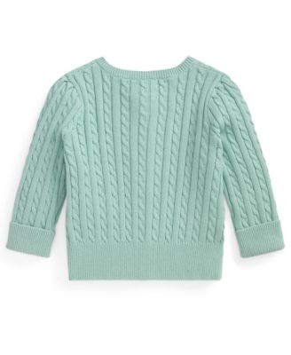 Baby Girls' Crewneck Cardigan