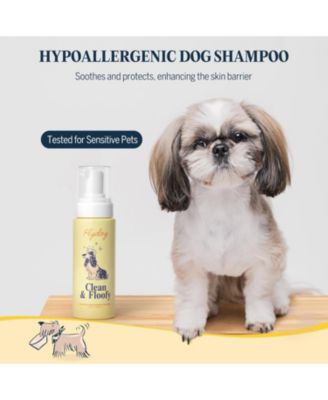 Clean & Floofy Waterless Dry Dog Shampoo with Glove, No Rinse Spray Foam for Dogs & Puppies, Anti-Itch, Odor Control