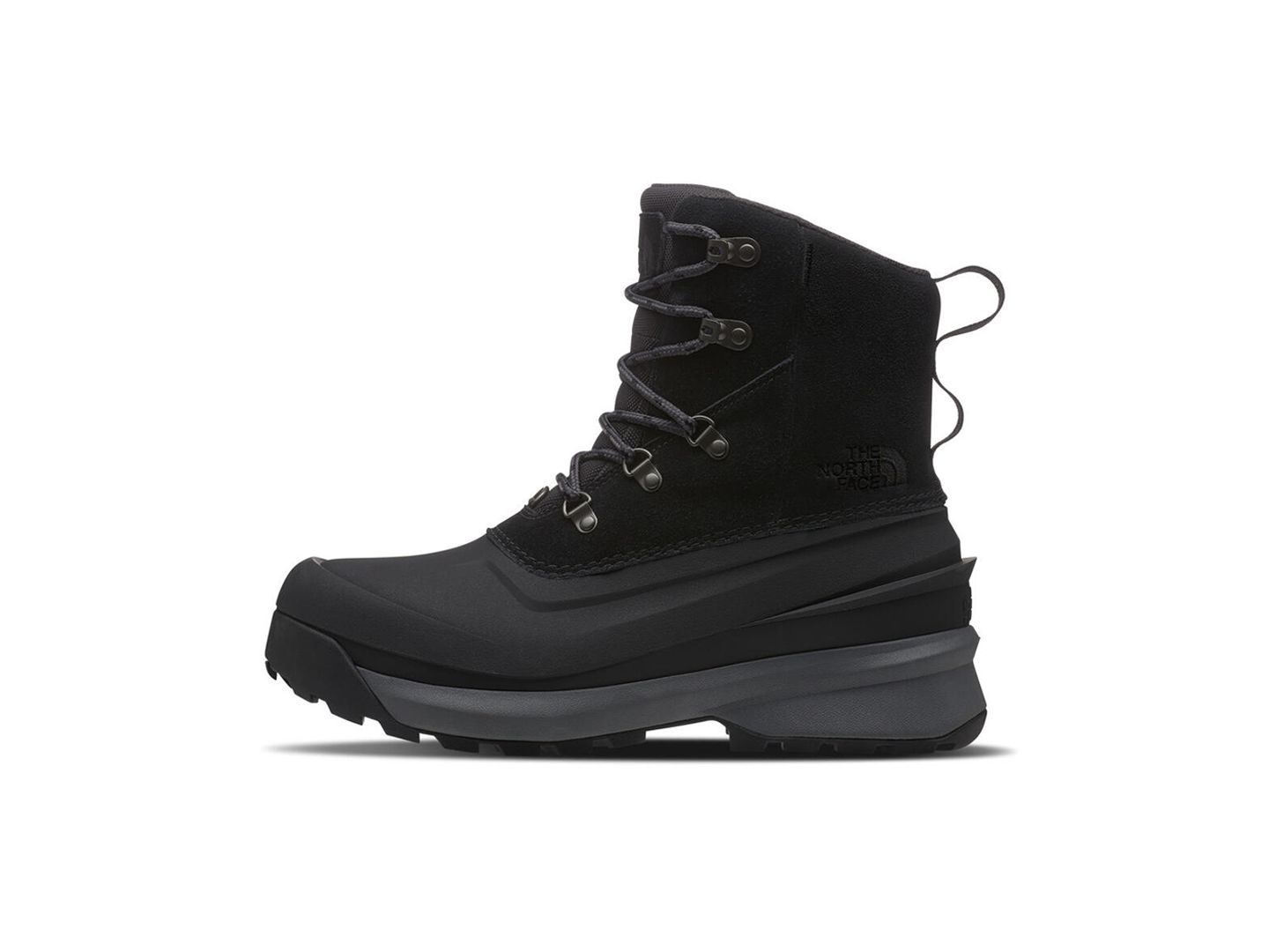 Мужские ботинки The North Face Chilkat V 400 Lace-Up, цвет: Чёрный / Асфальтовый серый — фото 1