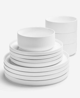 Morgan Stackable 12-Pc. Dinnerware Set, Service For 4
