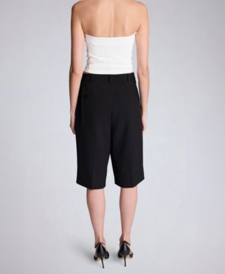 Women's Fly Front Long Short