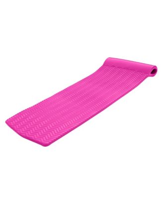Serenity 1.5" Thick Vinyl Swimming Pool Float Mat, Flamingo Pink