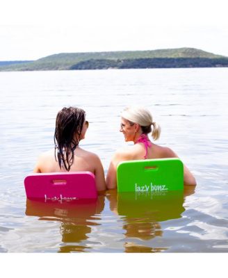 Lazy Bunz Foam Saddle Swimming Pool Lounger Float, Navy Blue