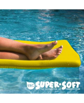 Sunsation 1.75" Thick Foam Lounger Swimming Pool Float, Yellow