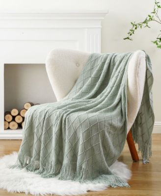 Texture Triple Zig-Zag Lightweight Throw, 50" x 60"