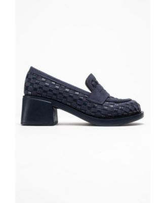 Women's Marlon Woven Block Heel Loafer