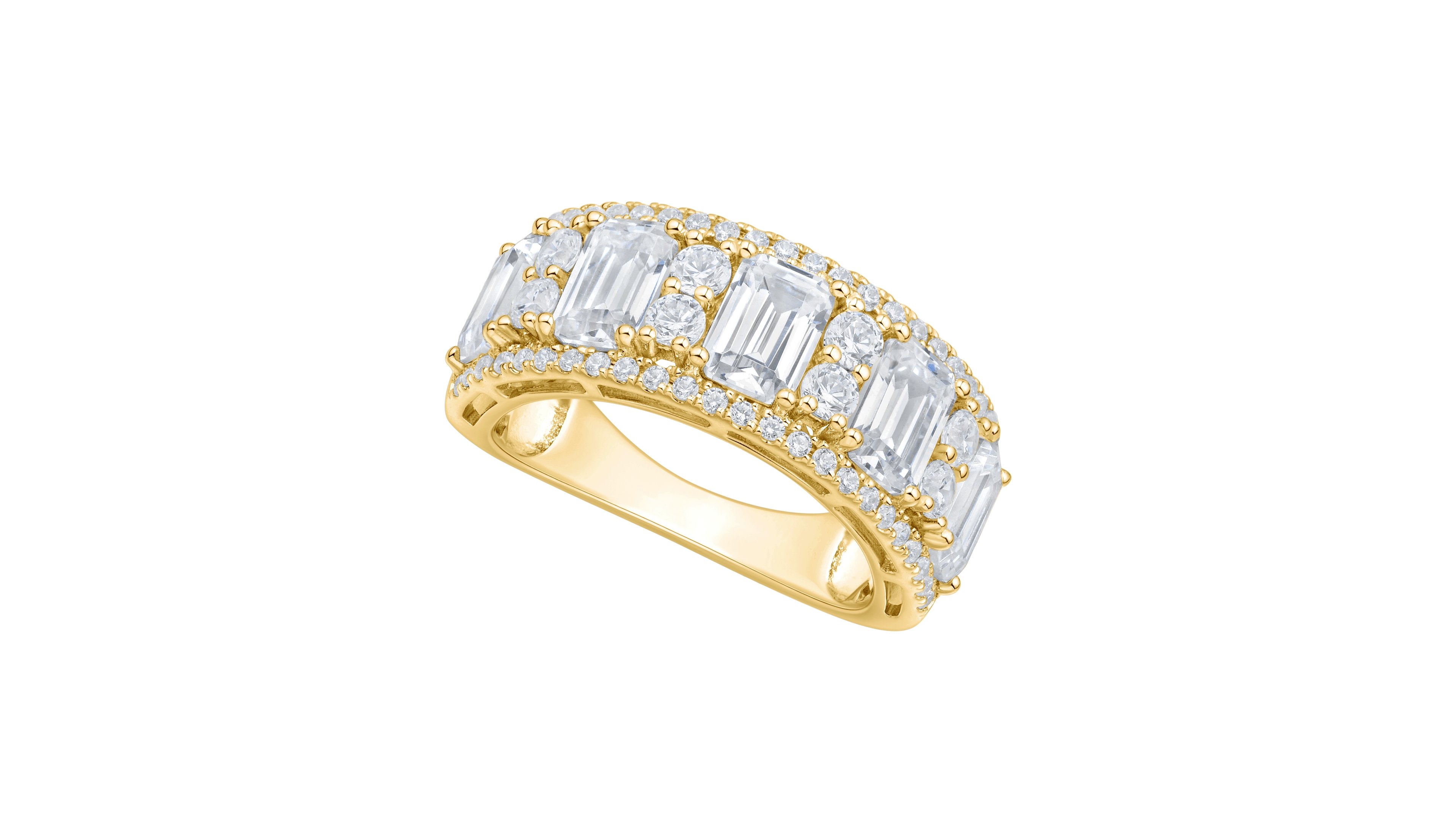 Grown With Love Igi Certified Lab Grown Diamond Band Ring (4-1/2 ct. t.w.) in 14k White or Yellow Gold