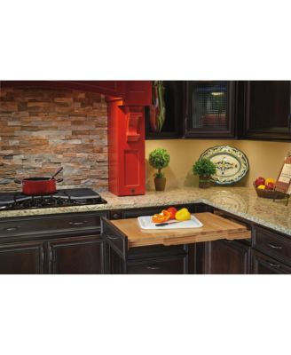 Pullout Wooden Counter Tambour Table for 21.77" Drawers, 4TT-2133-1