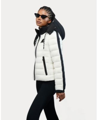Women's Rousset Lightweight Cinched Puffer Jacket with Contrast Detailing