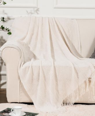Texture Triple Zig-Zag Lightweight Throw, 50" x 60"
