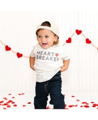 Toddler Boys Heartbreaker Valentine's Day Short Sleeve T-Shirt