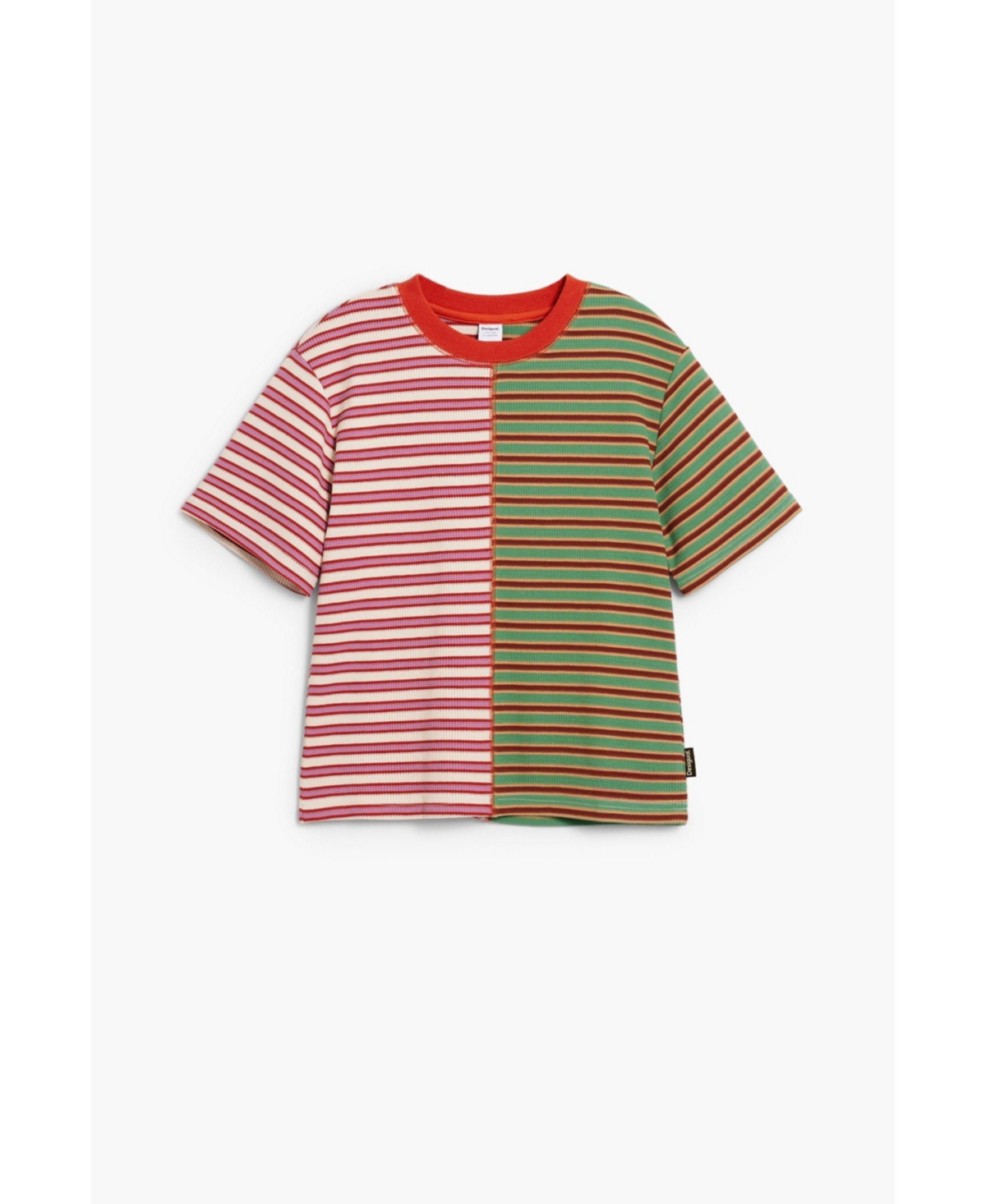 Desigual Boys Boys's Two-tone striped T-shirt