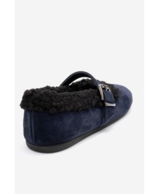 Guin Leather Strap Flat (Women)