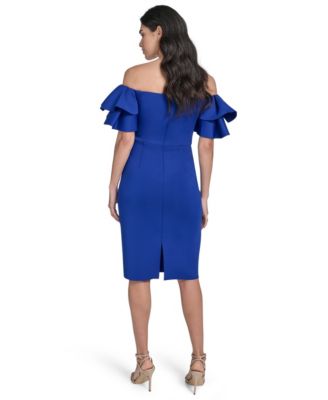 Women's Off-The-Shoulder Sheath Dress