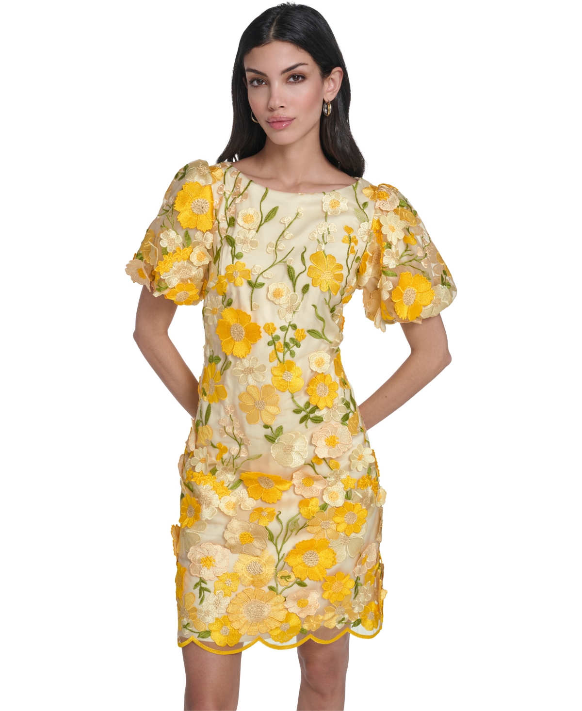 Eliza J Women's Boat Neck Shift Dress