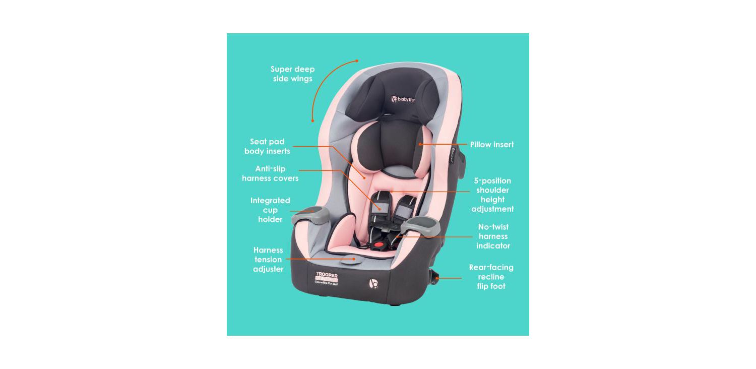 Trooper SLIM 3-in-1 Convertible Car Seat with Side Impact Protection