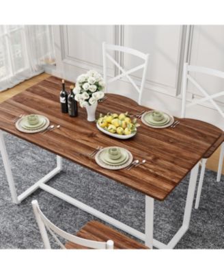 6-Piece Dining Set- Kitchen Table for Small Spaces