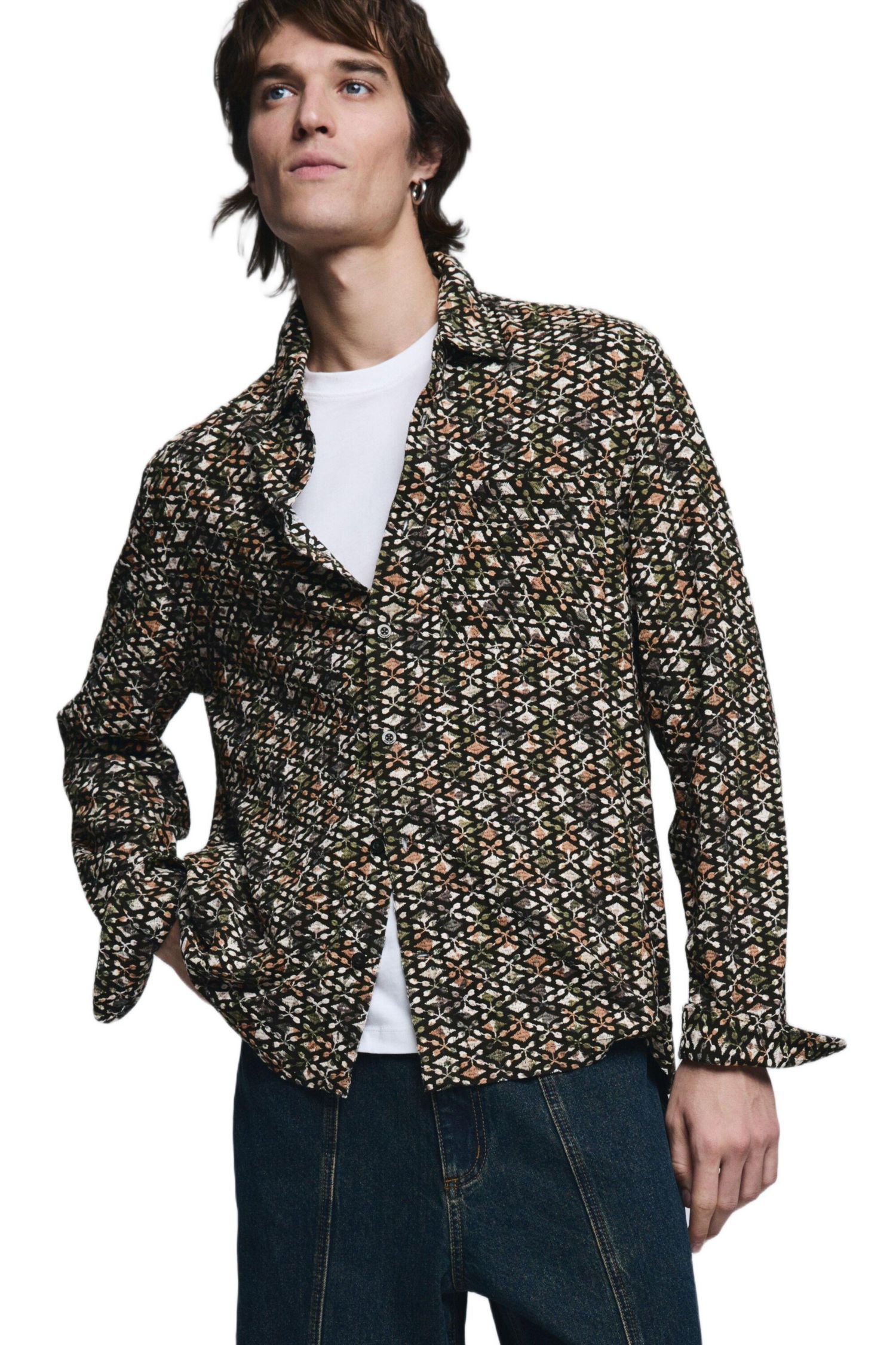 Men's Shirt for men jacquard