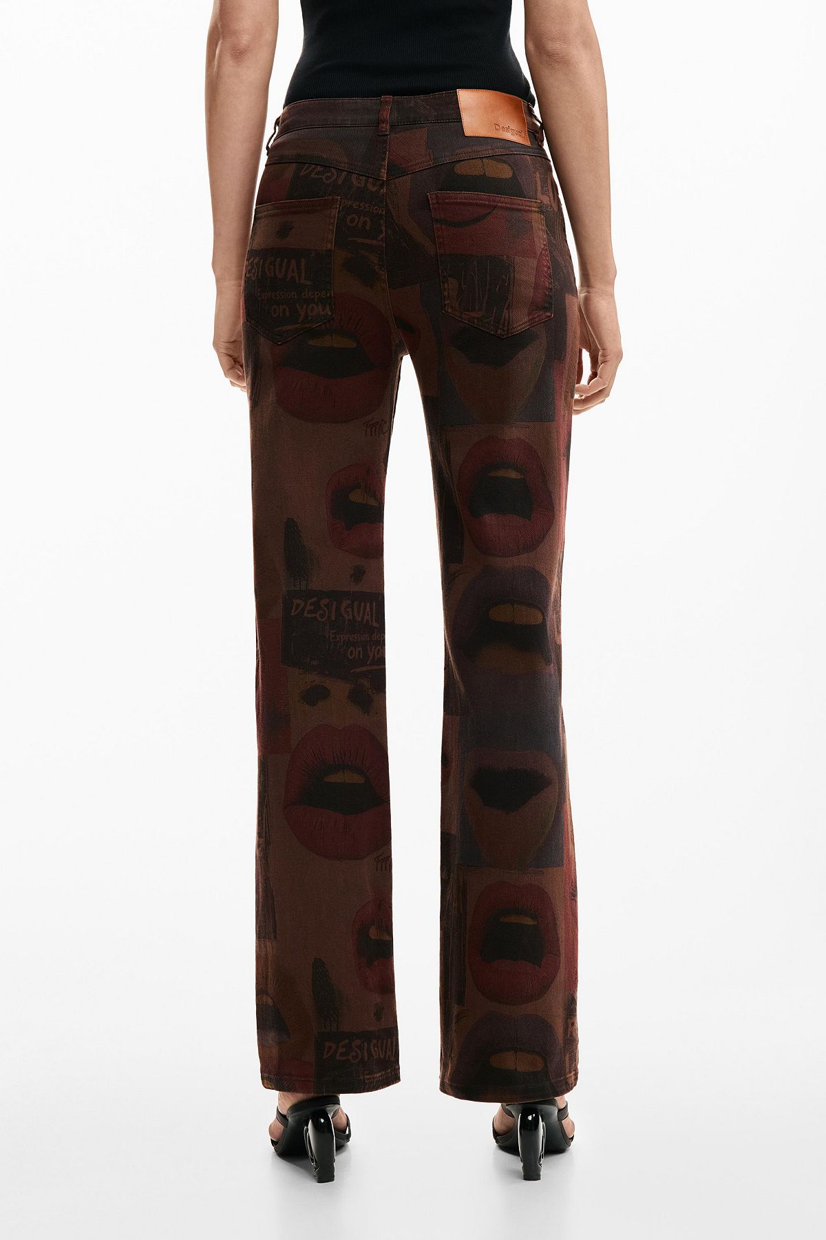 Desigual Women's Printed Jeans view 5 — MAYCSS fashion products