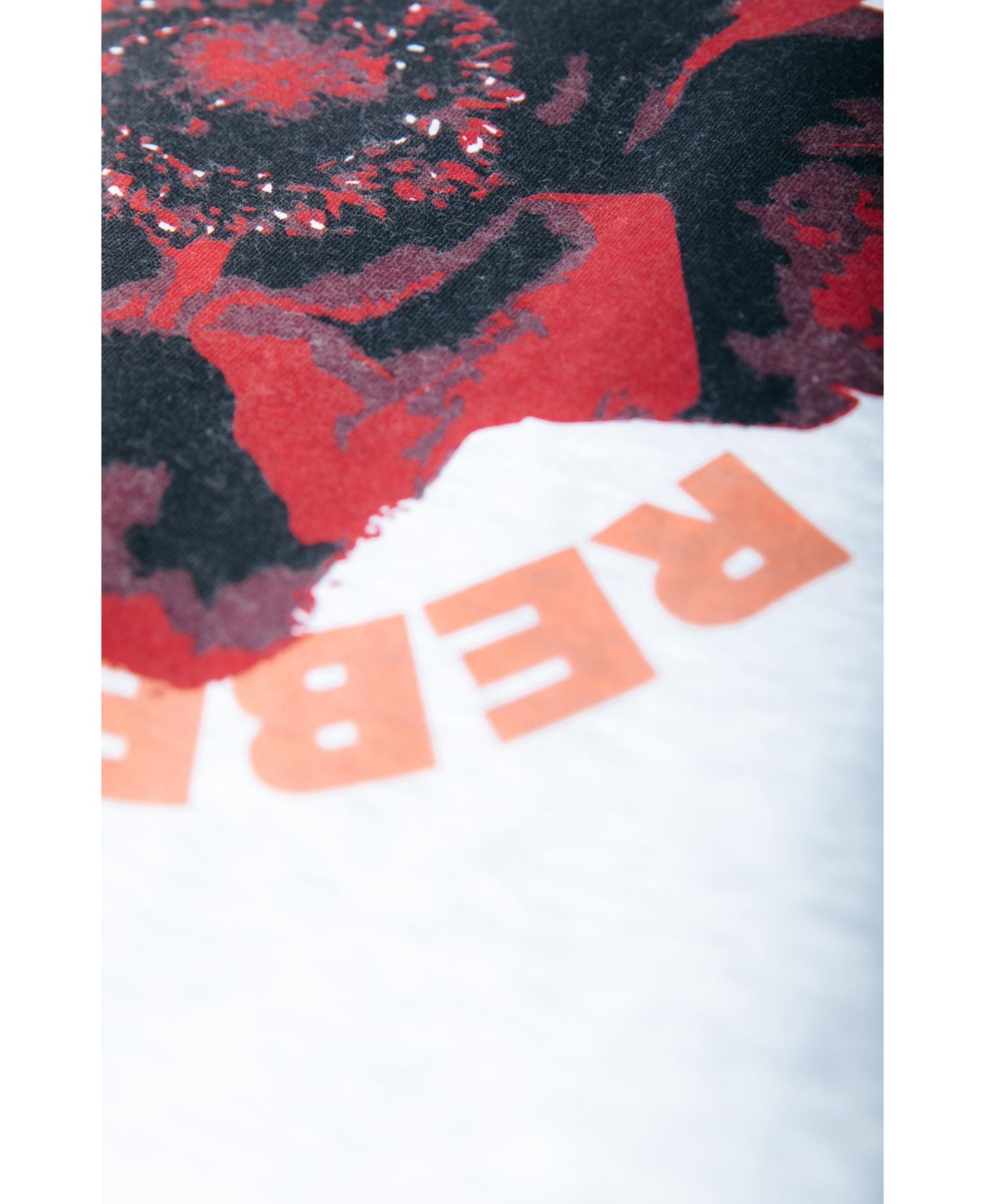 Women's CR Round Flower Dropped Shoulder Sweat