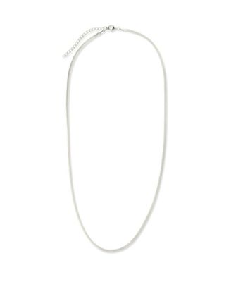 Thin Herringbone Chain Necklaces