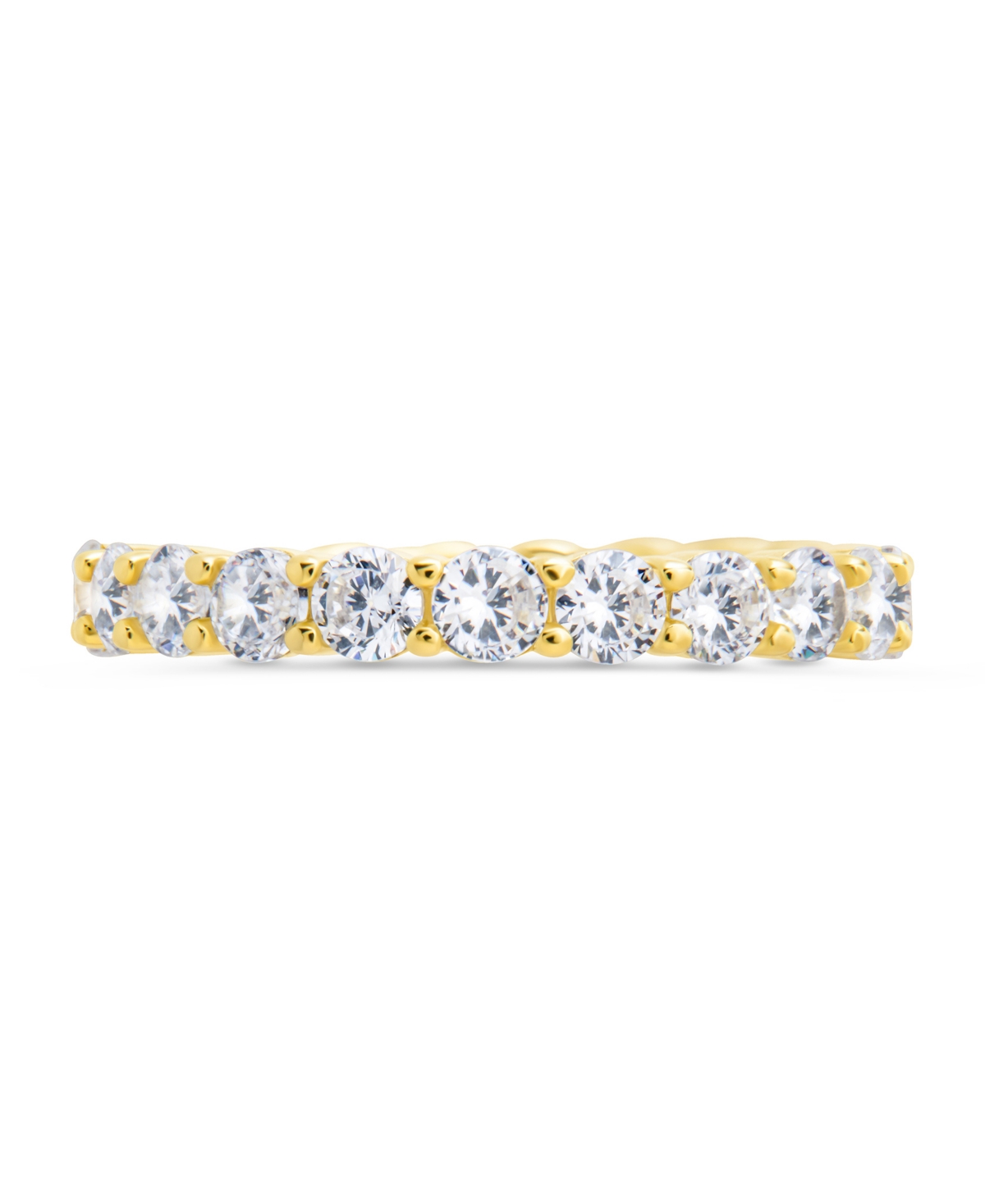 Sterling Forever Gracie Cz Eternity Ring