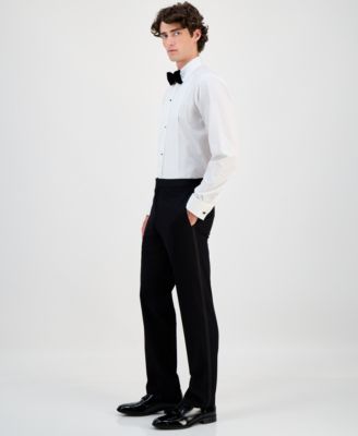 Men's Slim-Fit Stretch Black Tuxedo Pants, Created for Macy's 